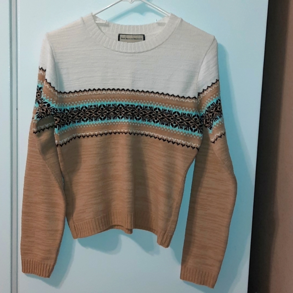 Striped Sweater. Size Sm/Med